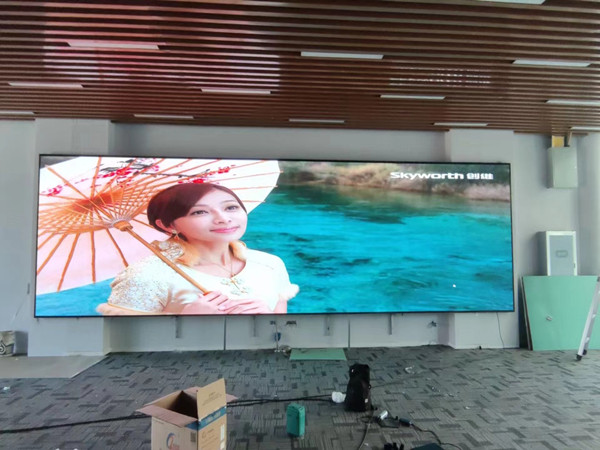 常州市P1.53led小间距屏安装案例